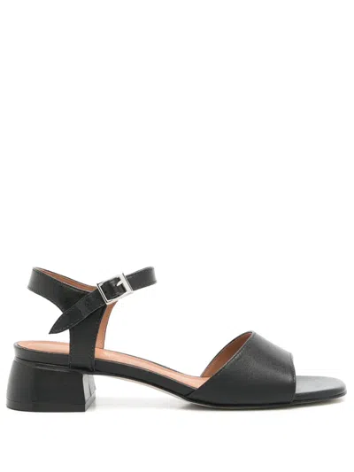 Studio Chofakian Studio 135 40mm Leather Sandals In Black