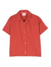 Studio Clay Red Air Linen Shirt In Red