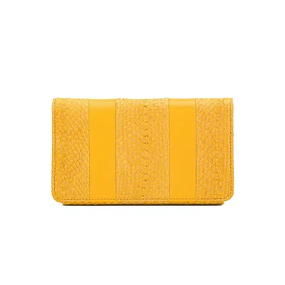 Studio Ebn Women's Yellow / Orange Wallet Midi Yellow