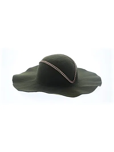 Pre-owned Studio F Sun Hat In Green