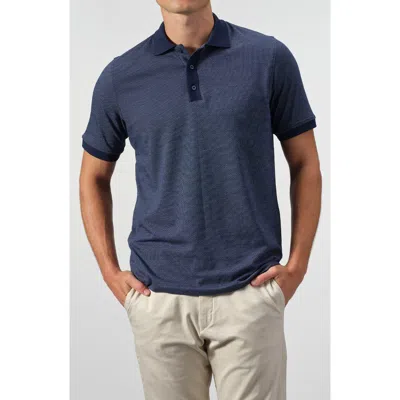 Studio Garnet Los Angeles Cotton Jacquard Knit Polo In Multi