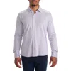 Studio Garnet Los Angeles Dynamic Comfort Knit Button-up Shirt In Lavender