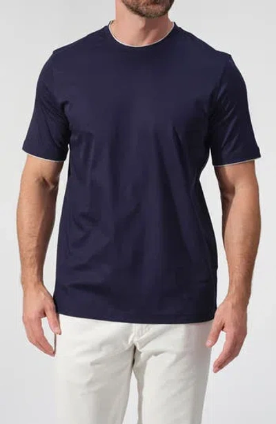 Studio Garnet Los Angeles Faux Layering T-shirt In Blue