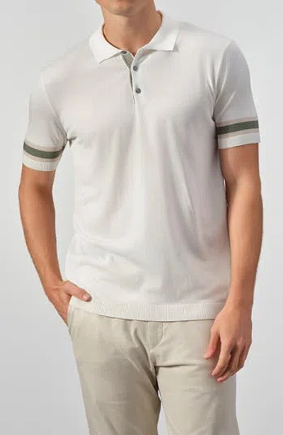 Studio Garnet Los Angeles Ice Finish Polo Sweater In Multi