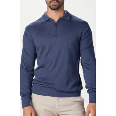 STUDIO GARNET LOS ANGELES STUDIO GARNET LOS ANGELES LIGHTWEIGHT MERINO WOOL QUARTER ZIP SWEATER