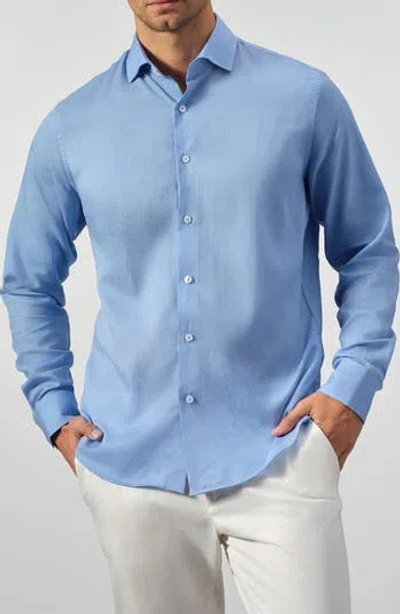 Studio Garnet Los Angeles Tech Button-up Shirt In Purple