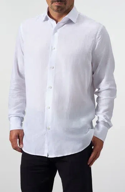 Studio Garnet Los Angeles Tech Button-up Shirt In White