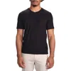 Studio Garnet Los Angeles V-neck Stretch Modal T-shirt In Black