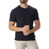 Studio Garnet Los Angeles V-neck Stretch Modal T-shirt In Navy