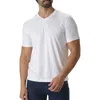 Studio Garnet Los Angeles V-neck Stretch Modal T-shirt In White