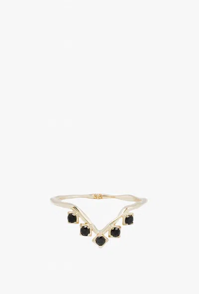Studio Grun Women's Cleo Ring In Black Spinel
