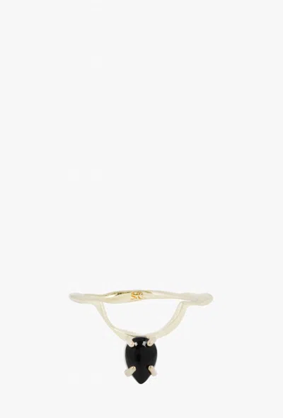 Studio Grun Women's Drip Ring In Black Onyx