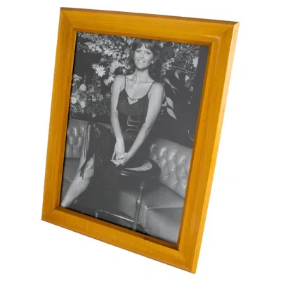 Pre-owned Studio Italia Design Italian Varnished Sycamore Wood Picture Frame, Circa 1940 In Brown