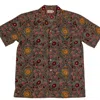 Studio Kibun Men's Cedar Unisex Handblocked Cotton Shirt