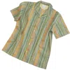 Studio Kibun Men's Honeysuckle Unisex Handblocked Cotton Shirt