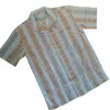 Studio Kibun Men's Jasmine Unisex Handblocked Cotton Shirt