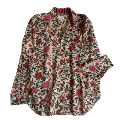 Studio Kibun Men's Umaid Unisex Handblocked Cotton Shirt