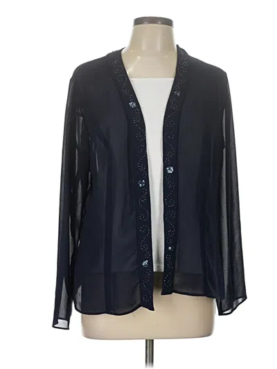 Pre-owned Studio Long Sleeve Blouse In Blue