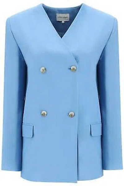 Pre-owned Studio Loulou  'jalca' Double-breasted Blazer In Blue