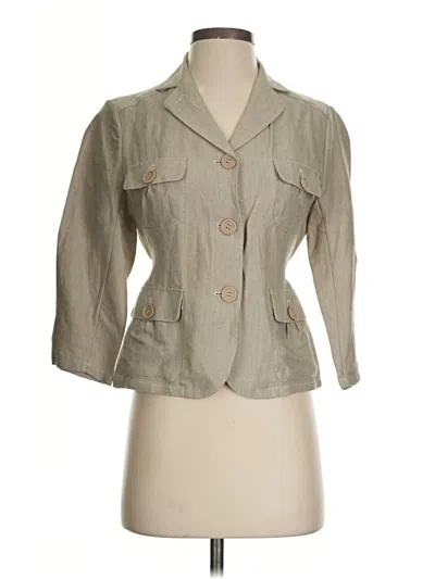 Pre-owned Studio M Blazer Jacket In Brown