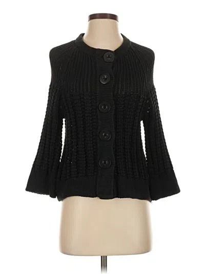 Pre-owned Studio M Cardigan Sweater In Black