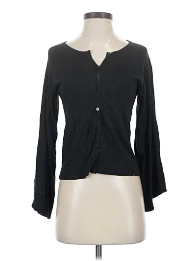 Pre-owned Studio M Cardigan Sweater In Black