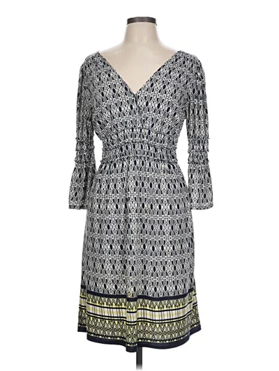Pre-owned Studio M Casual Dress In Gray