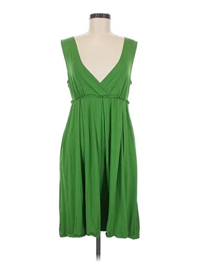 Pre-owned Studio M Casual Dress In Green