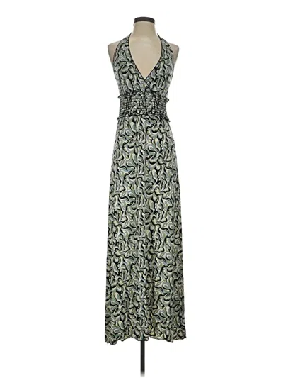 Pre-owned Studio M Casual Dress In Green