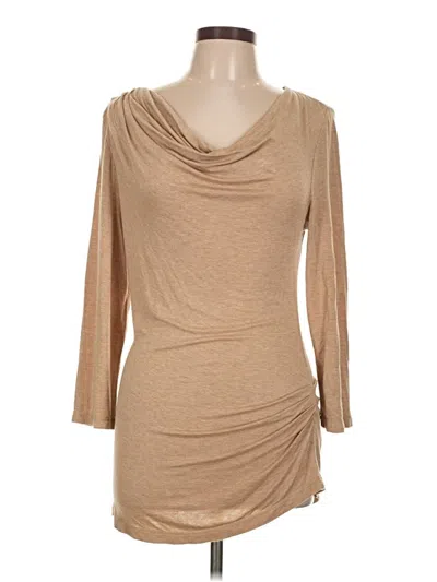 Pre-owned Studio M Casual Dress In Tan