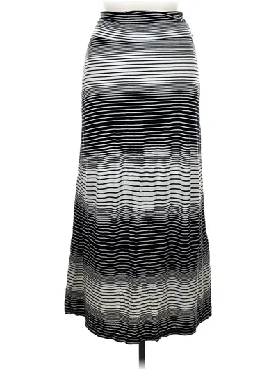 Pre-owned Studio M Casual Skirt In Silver