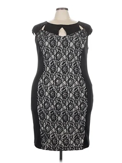 Pre-owned Studio M Cocktail Dress In Black
