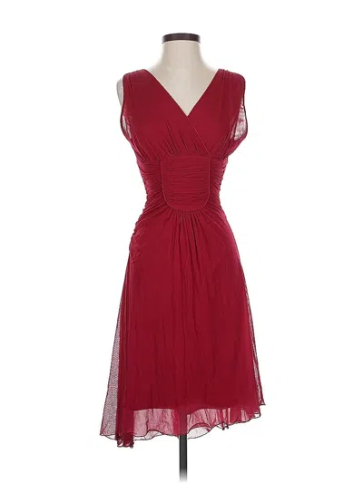 Pre-owned Studio M Cocktail Dress In Burgundy
