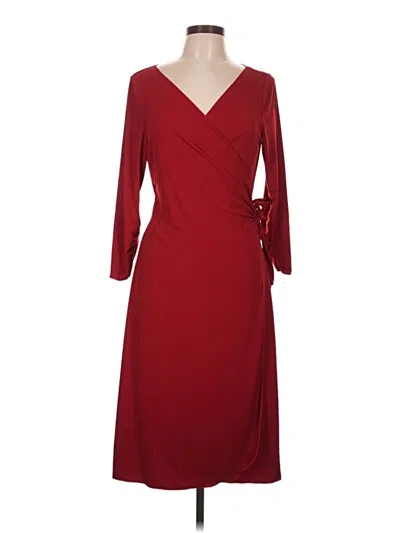 Pre-owned Studio M Cocktail Dress In Burgundy