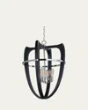 Studio M Crescendo 4-light Pendant In Wenge / Polished Nickel