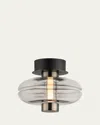Studio M Gusto 10" Wall Sconce/flush Mount In Gunmetal