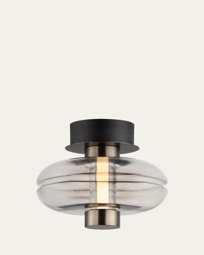 Studio M Gusto 10" Wall Sconce/flush Mount In Gunmetal