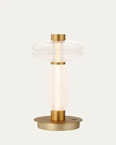 Studio M Gusto 20" Led Table Lamp In Gold