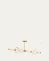 Studio M Gusto 71" Led Horizontal Pendant In Gold