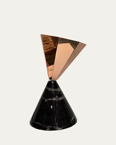 Studio M Hourglass Desk Lamp In Black