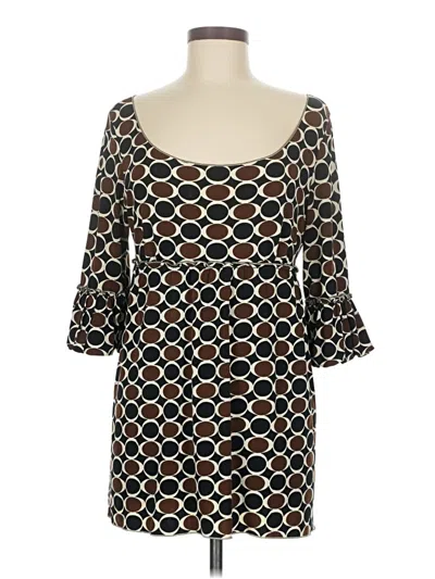 Pre-owned Studio M Kimono In Brown