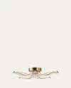 Studio M Lillet 28" 6-light Led Flush Mount In Gold