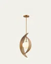 Studio M Mat Sanders Design From  Chips 1-light Pendant - Brass In Natural Aged Brass