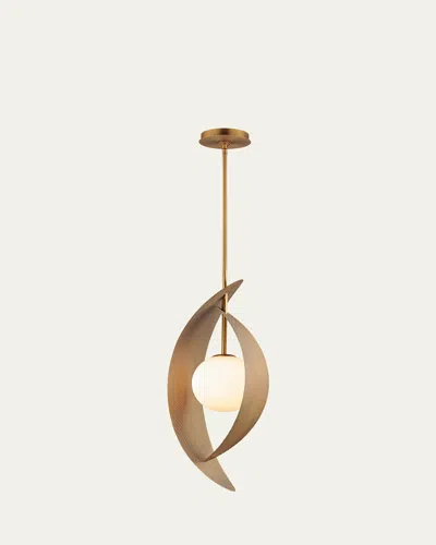 Studio M Mat Sanders Design From  Chips 1-light Pendant - Brass In Natural Aged Brass