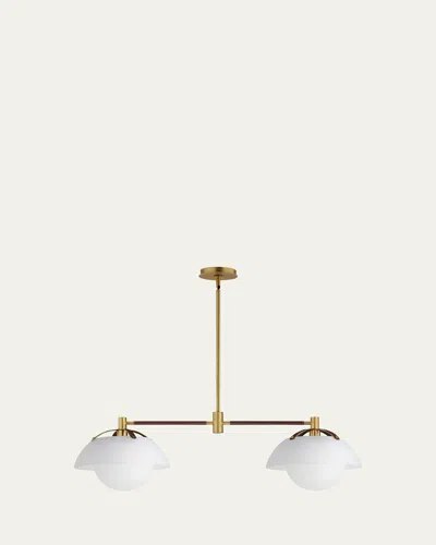 Studio M Mat Sanders Design From  Domain 2-light Pendant In Gold