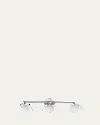 Studio M Mat Sanders Design From  Domain 3-light Bath Vanity - Clear/chrome In Polished Chrome