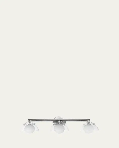 Studio M Mat Sanders Design From  Domain 3-light Bath Vanity - Clear/chrome In Metallic
