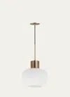 Studio M Mat Sanders Design From  Incognito 14" Pendant - Mirror Smoke/gunmetal In Heritage