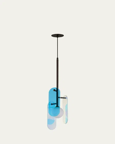 Studio M Nina Magon Design From  Megalith Cord Hung Pendant In Multi