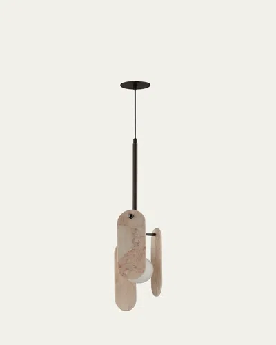 Studio M Nina Magon Design From  Megalith Cord Hung Pendant In Neutral
